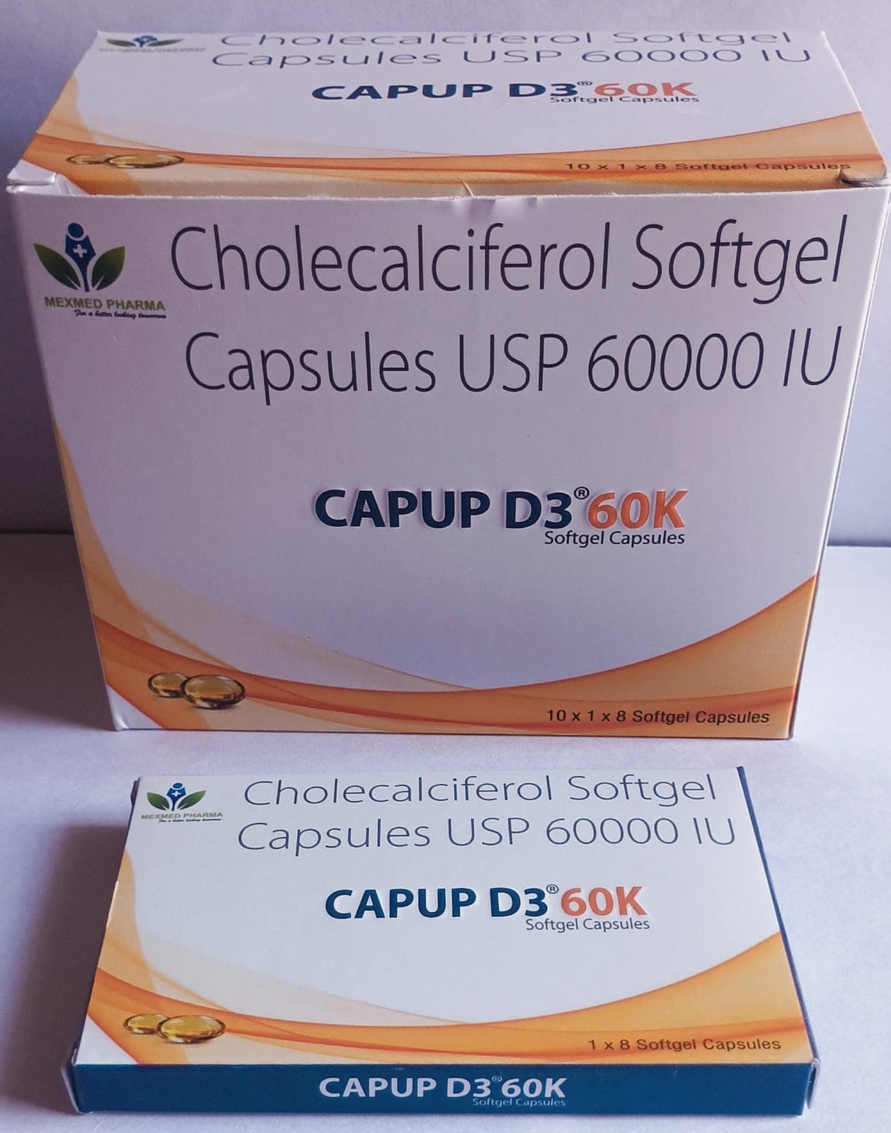 CAPUP-D3 60K softgel capsule packshot