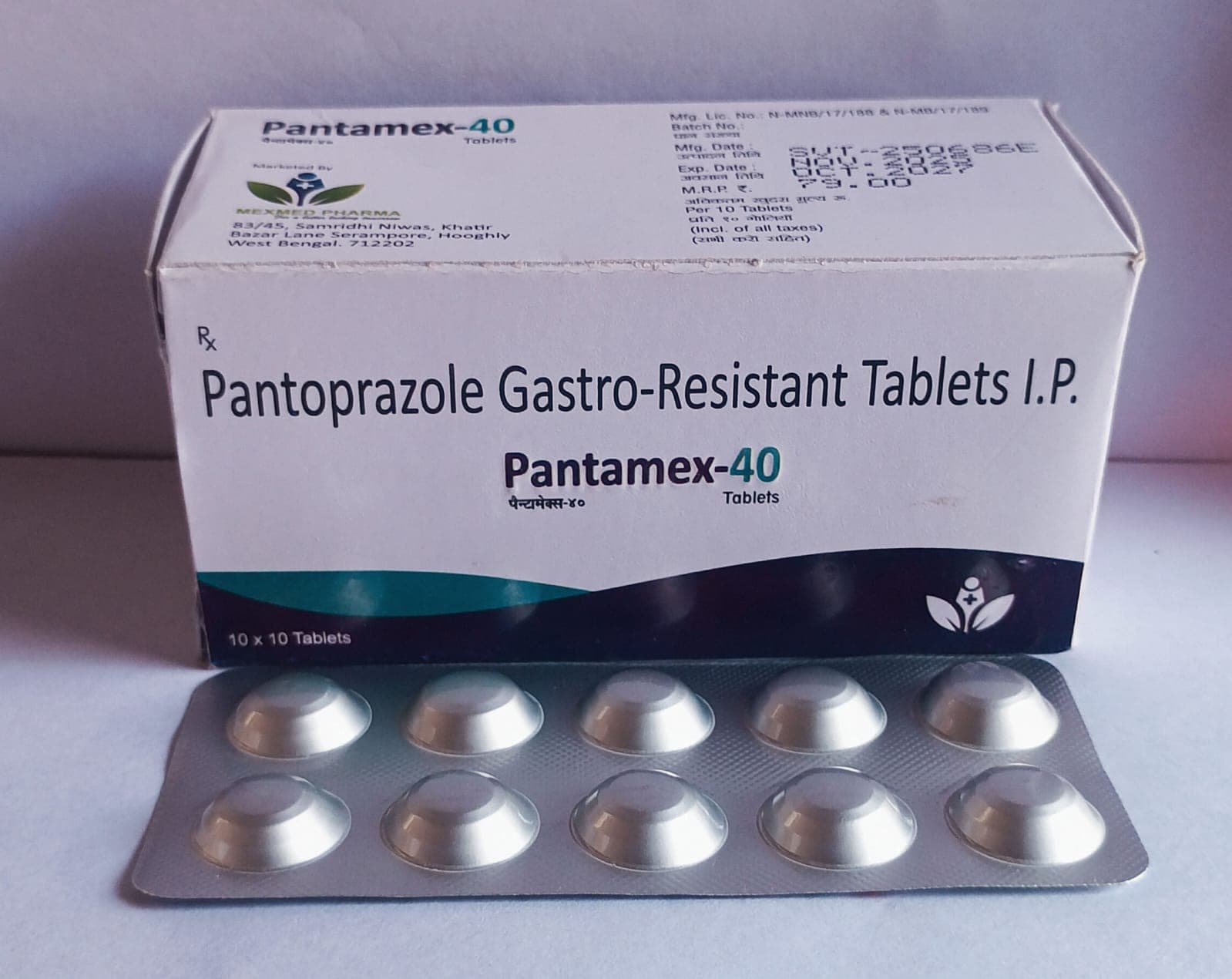 Pantamex-40 tablet packshot