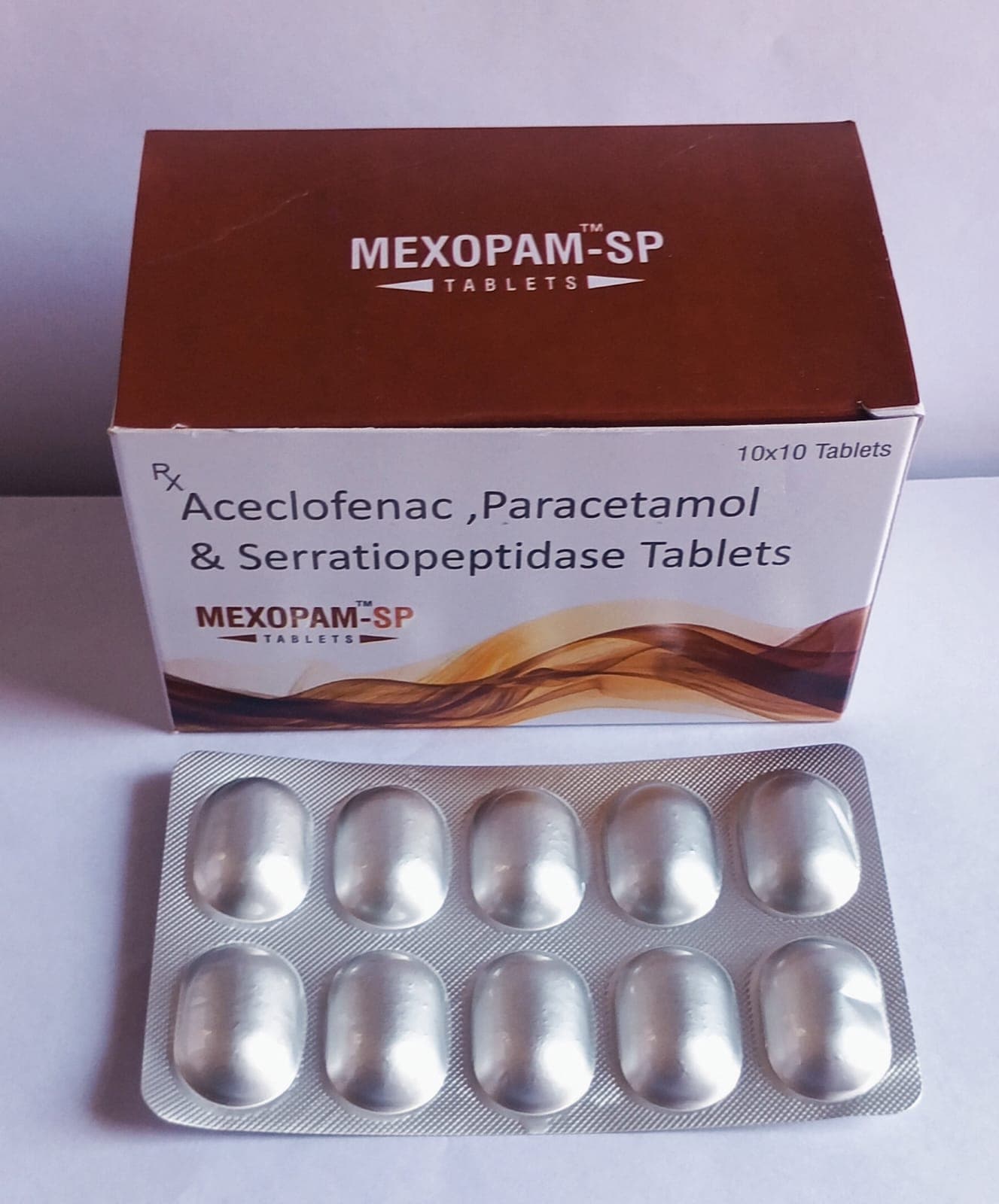 MEXOPAM-SP Tablets packshot